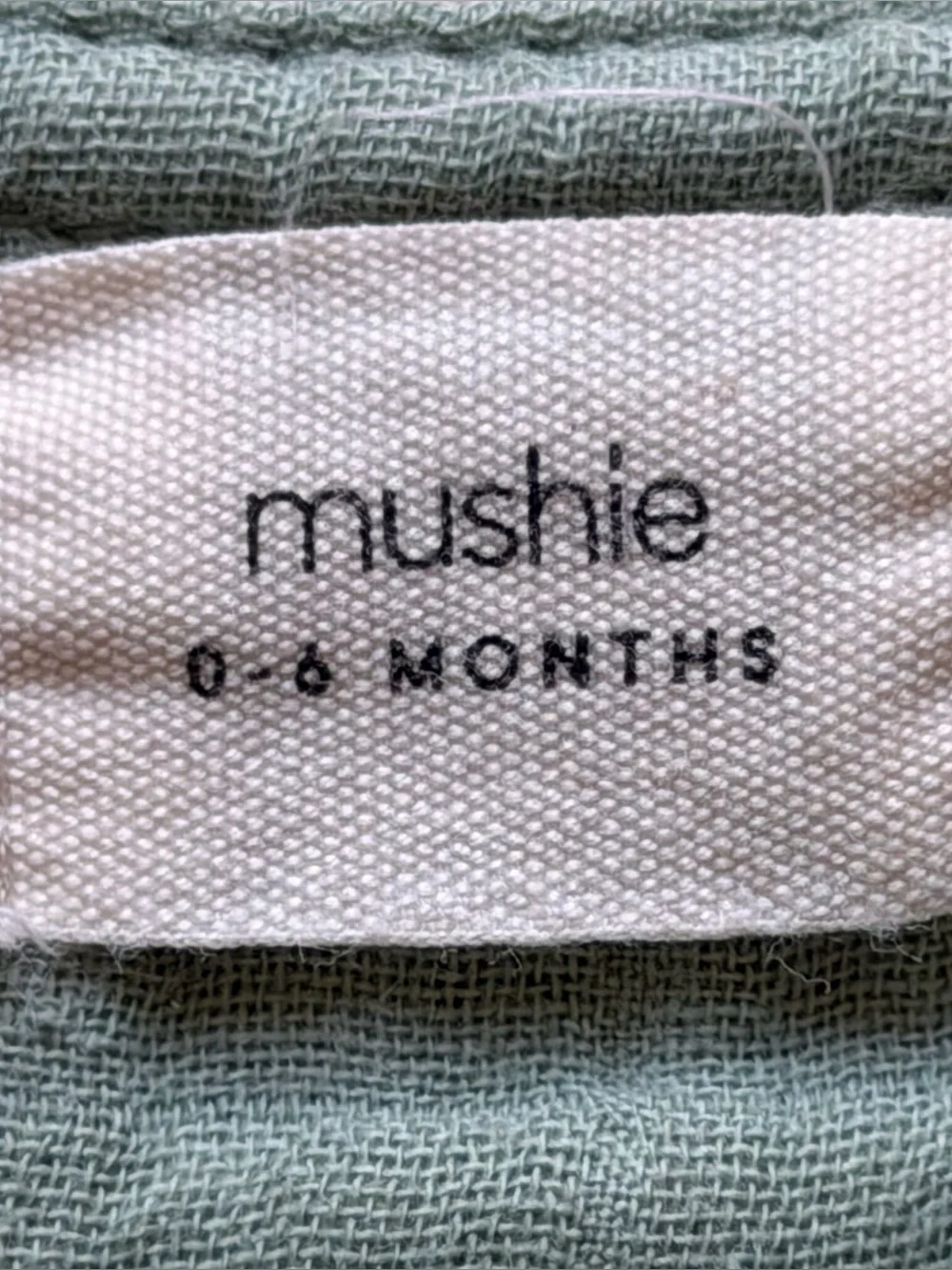 Kids Sleeveless Muslin Sleep Sack - Sage Green